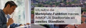 Marktplatzfunktion IMMOFUX Stadtportal